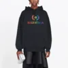 Embroidered Hoodie Black 570798TEV501000