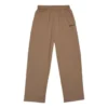 Embroidered Logo Cotton Jogging Pants “Brown” 674594TMVF57761