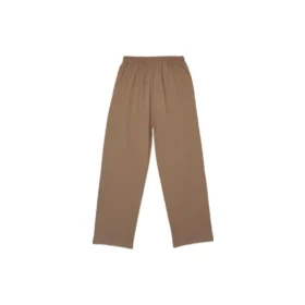 Embroidered Logo Cotton Jogging Pants “Brown” 674594TMVF57761