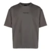 Embroidered-Logo Cotton T-shirt “Grey” 612966TNVG91300