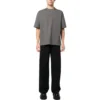 Embroidered-Logo Cotton T-shirt “Grey” 612966TNVG91300
