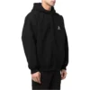 Embroidered Logo Zip-Up Hoodie “Black” 674719TLVH81070