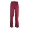 Embroidered Panelled Tracksuit Pants “Burgundy White” 601609TGV046260