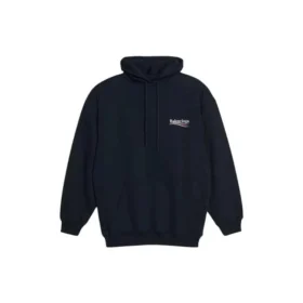 Embroidered Political Campaign Oversized Hoodie “Black White” 620947TKVI91070
