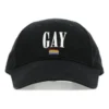 Embroidered Pride Logo Cotton-Twill Baseball Cap “Black” 670811410B21000
