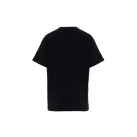 Embroidered Short Sleeve Unisex Black 612965TIVD31000