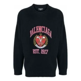 Est. 1917 College Logo Crewneck Sweater “Black” 675267T32178065 Est. 1917 College Logo Crewneck Sweater “Black” 675267T32178065