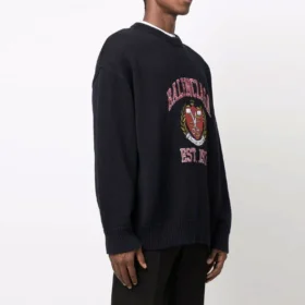 Est. 1917 College Logo Crewneck Sweater “Black” 675267T32178065 Est. 1917 College Logo Crewneck Sweater “Black” 675267T32178065