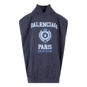 Est. 1917 College Logo Oversized Sleeveless Hooded Sweatshirt “Navy” 697875TMV964140 Est. 1917 College Logo Oversized Sleeveless Hooded Sweatshirt “Navy” 697875TMV964140