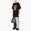 Est. 1917 College Logo Print Cotton T-Shirt “Black” 676589TLV898067
