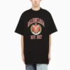 Est. 1917 College Logo Print Cotton T-Shirt “Black” 676589TLV898067