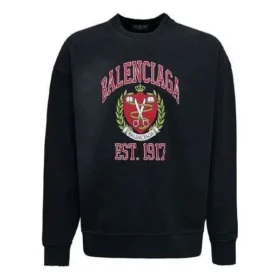 Est. 1917 College Logo Print Crewneck Sweatshirt “Black” 676629TLV901076 Est. 1917 College Logo Print Crewneck Sweatshirt “Black” 676629TLV901076