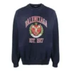 Est. 1917 College Logo Print Crewneck Sweatshirt “Navy” 676629TLV908067