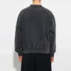 Est. 1917 College Logo Print Crewneck Sweatshirt “Washed Black” 697869TMV991000