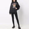 Est. 1917 College Logo Print Hoodie “Black” 674685TLV891076
