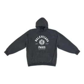 Est. 1917 College Logo Print Hoodie “Washed Black” 697879TMV991000 Est. 1917 College Logo Print Hoodie “Washed Black” 697879TMV991000