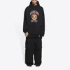 Est. 1917 College Logo Print Hoodie Wide Fit “Black” 674986TLV901076