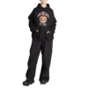 Est. 1917 College Logo Print Hoodie Wide Fit “Black” 675003TLV901076