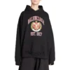 Est. 1917 College Logo Print Hoodie Wide Fit “Black” 675003TLV901076