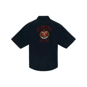 Est. 1917 College Logo Print Shirt “Dark Blue” 675643TYB184100