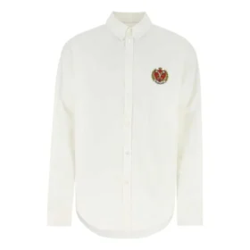 Est. 1917 College Logo Print Shirt “White” 675640TYB189000