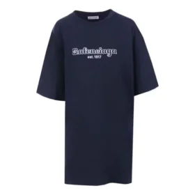 EST. 1917 Oversized Cotton T-Shirt “Dark Blue” 583218TFV44