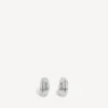 Everyday stud earrings in antique silver