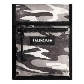 Explorer Small Pouch With Strap Camo Print “Grey” 6559822AARO9061