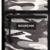 Explorer Small Pouch With Strap Camo Print “Grey” 6559822AARO9061