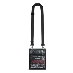 Explorer Small Pouch With Strap Diy Metal Allover “Black” 6559822AAX61000