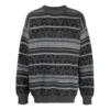 Fair Isle Crewneck Sweater “Grey” 675280T16121240