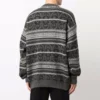 Fair Isle Crewneck Sweater “Grey” 675280T16121240