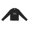 Fashion Institute Long Sleeve T-shirt Medium Fit “Black” 698124TMVH51073