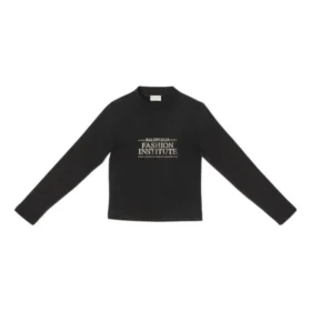 Fashion Institute Long Sleeve T-shirt Medium Fit “Black” 698124TMVH51073