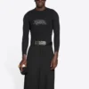 Fashion Institute Long Sleeve T-shirt Medium Fit “Black” 698124TMVH51073