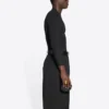 Fashion Institute Long Sleeve T-shirt Medium Fit “Black” 698124TMVH51073