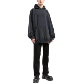 Fashion Institute Oversized Hoodie “Washed Black” 697879TMVK18190 Fashion Institute Oversized Hoodie “Washed Black” 697879TMVK18190