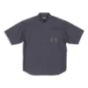 Fashion Institute Short Sleeve Shirt Large Fit “Dark Grey” 703846TYB181270