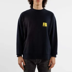 FBI Crewneck Sweatshirt “Navy/Yellow” 676629TLVH14265 FBI Crewneck Sweatshirt “Navy/Yellow” 676629TLVH14265