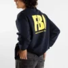 FBI Crewneck Sweatshirt “Navy/Yellow” 676629TLVH14265