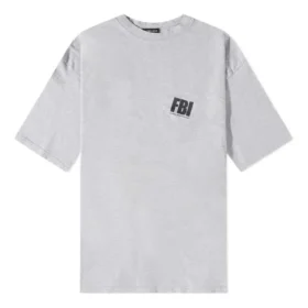 FBI Oversized T-Shirt “Heather Grey Black” 681314TLVG91380