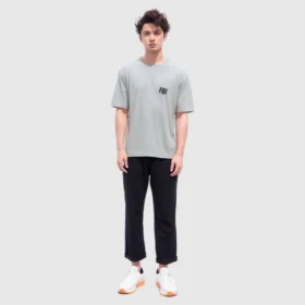 FBI Oversized T-Shirt “Heather Grey Black” 681314TLVG91380