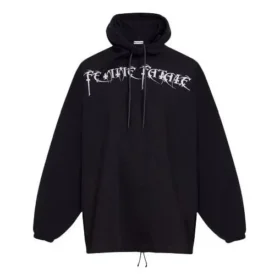 Femme Fatale Oversized Hoodie”Black” 482217TTK141000