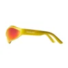 Fennec Oval Sunglasses “Yellow Red” 768054T00077037