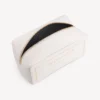 Fragrance cosmetic pouch in ivory white dix Fragrance cosmetic pouch in ivory white dix
