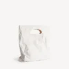 Fragrance foldable tote in white