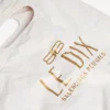 Fragrance foldable tote in white