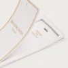 Fragrance luggage tag in ivory white dix