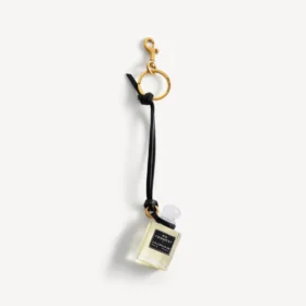 Fragrance miniature bottle charm in black Fragrance miniature bottle charm in black