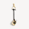 Fragrance miniature bottle charm in black Fragrance miniature bottle charm in black